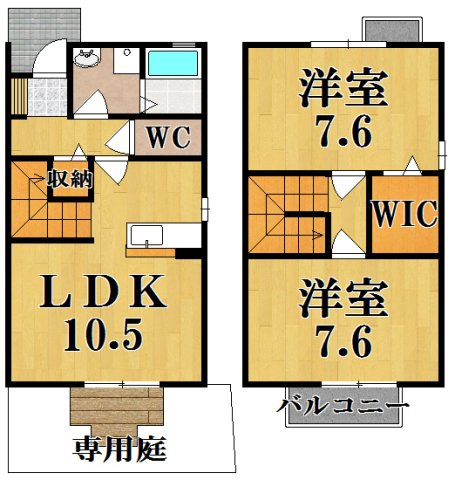 ＨＹＤＥ　ＰＡＲＫの間取り