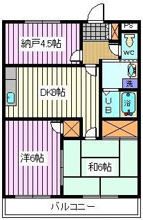 プラザ桜田２の間取り