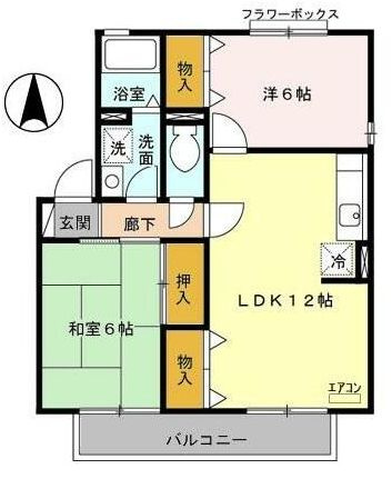 セジュールアネシスIの間取り