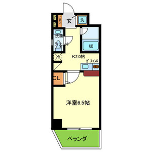 クレイドル西田辺の間取り