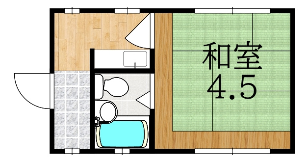 グリーンハイツＩの間取り