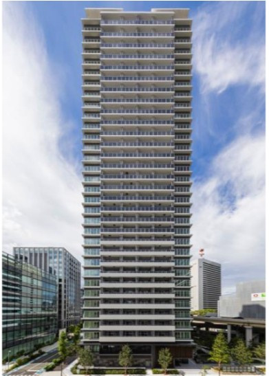 Brillia Tower浜離宮の外観