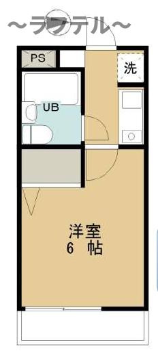 所沢市東住吉の賃貸マンションの間取り