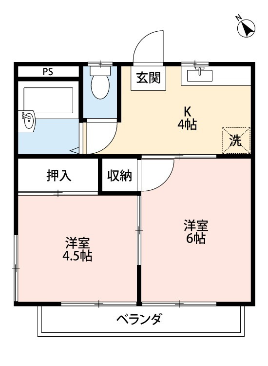 ヤマジンハイツ3の間取り