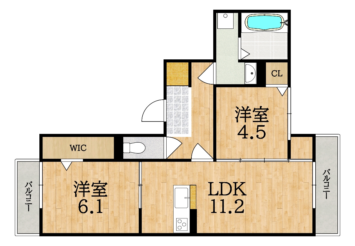 RETOLIA大和小泉（レトリア）の間取り