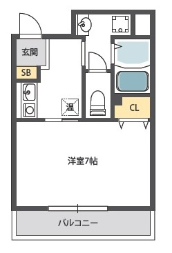 MiYo87天下茶屋の間取り