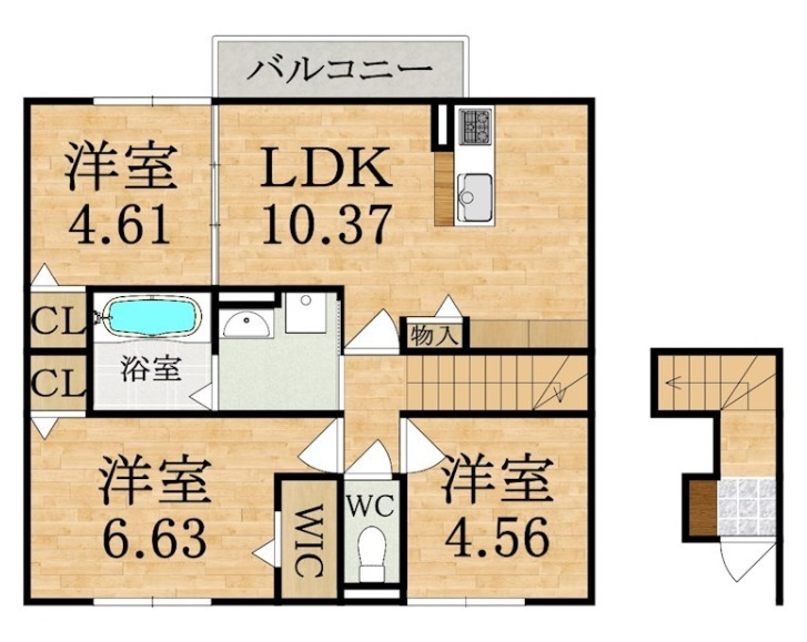 リッツ　ハウスの間取り