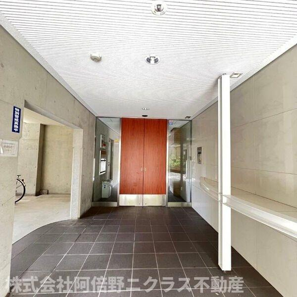 Elfer天王寺のエントランス