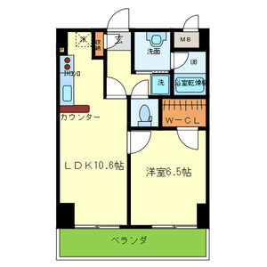Elfer天王寺の間取り