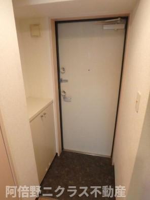 エイチ・ツー・オー東住吉Ⅰ番館の玄関