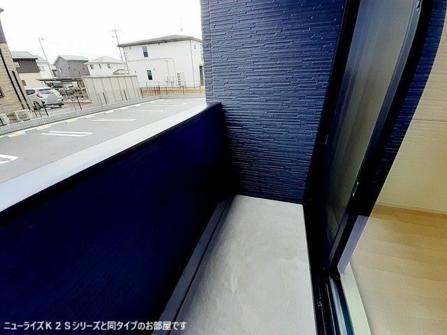グラン笹井Ａのバルコニー|外からの目が気にならないバルコニーで洗濯物が干せます