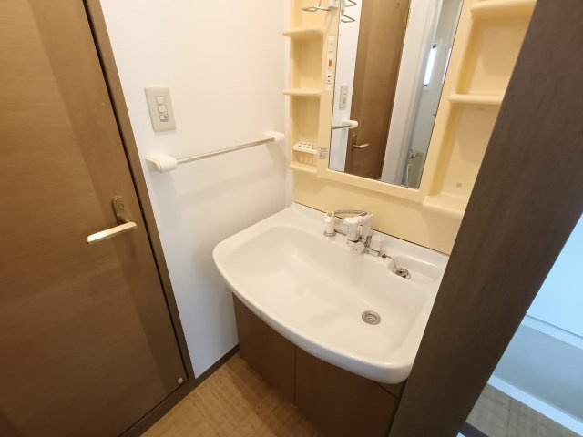 セジュール高の原Ｆの洗面所|使いやすい洗面所です