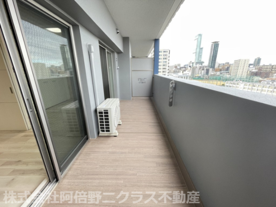 セイワパレス美章園駅前のバルコニー