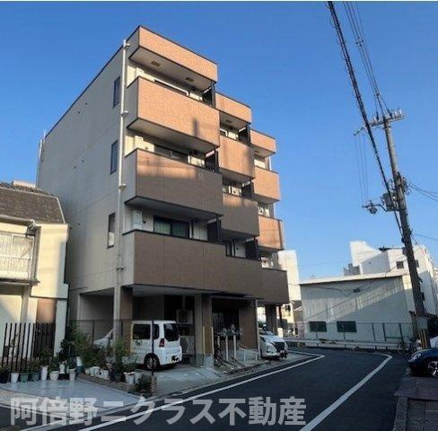 キングスコート桑津の外観|外観は落ち着いています
