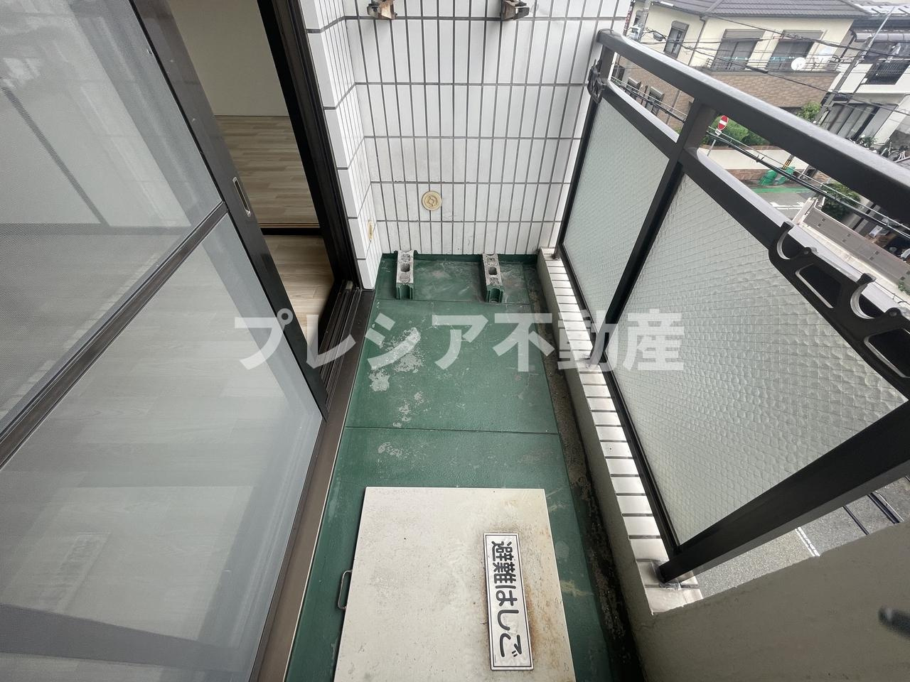 ロイヤルハイツ甲子園口のバルコニー