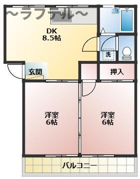 メゾン山岡の間取り