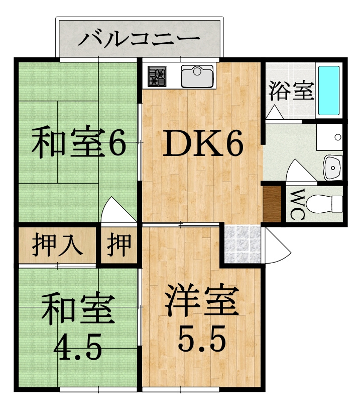 セントラルハイツの間取り
