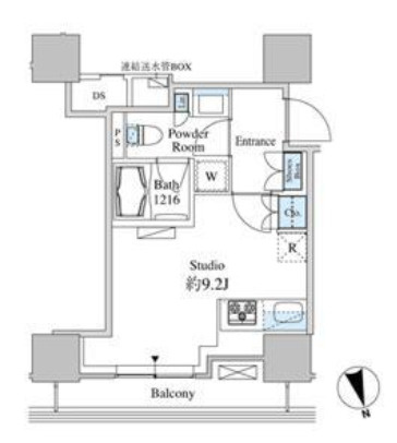 ベルファース芝浦タワーの間取り