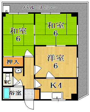 ハイツ上村の間取り