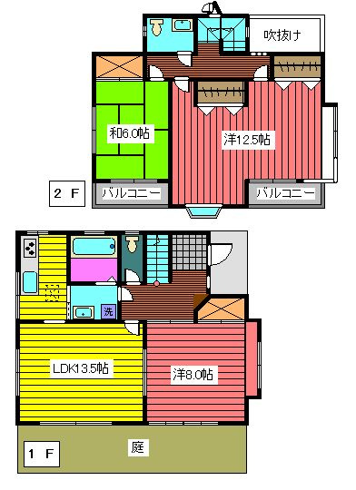 瀬ケ崎戸建の間取り