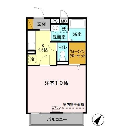 グリーンコート壱番館の間取り