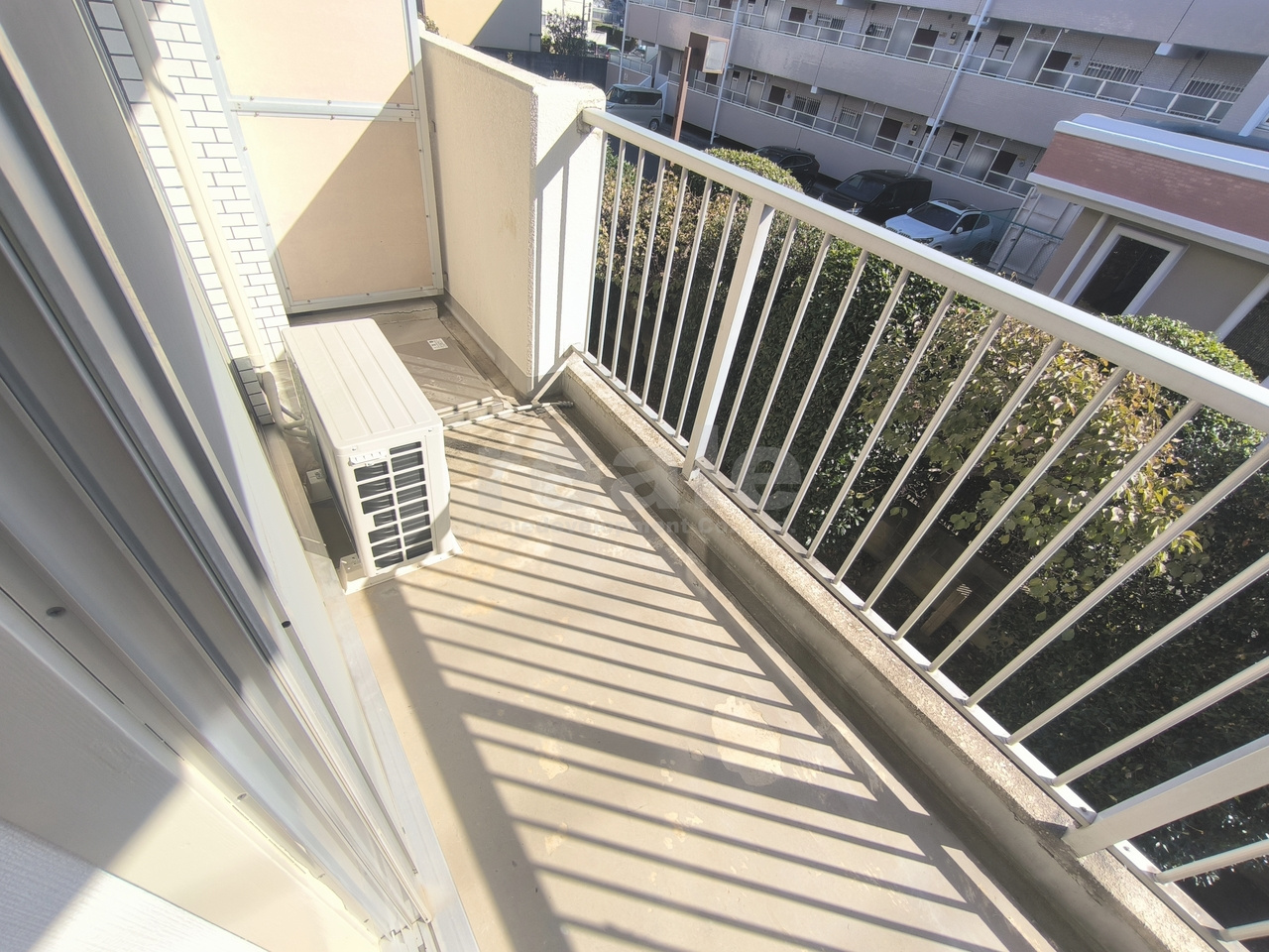 練馬区関町南４丁目の賃貸マンションのバルコニー
