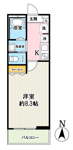 パルク秋津の間取り