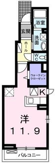 サニーフラット・ポムの間取り