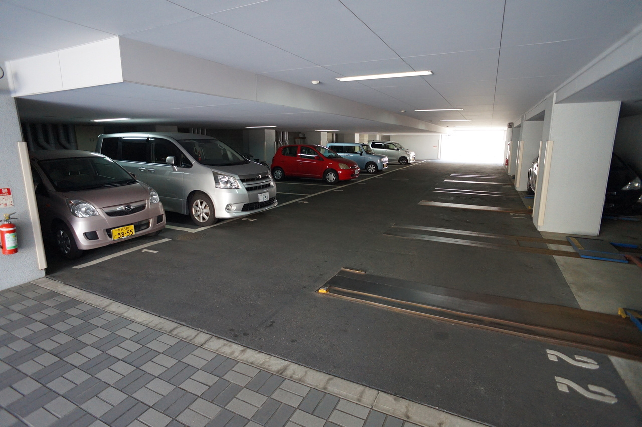 シティホームズ生駒駅前の駐車場
