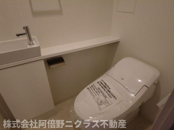 サンクレイドル天王寺のトイレ|内装は別部屋の参考写真です。