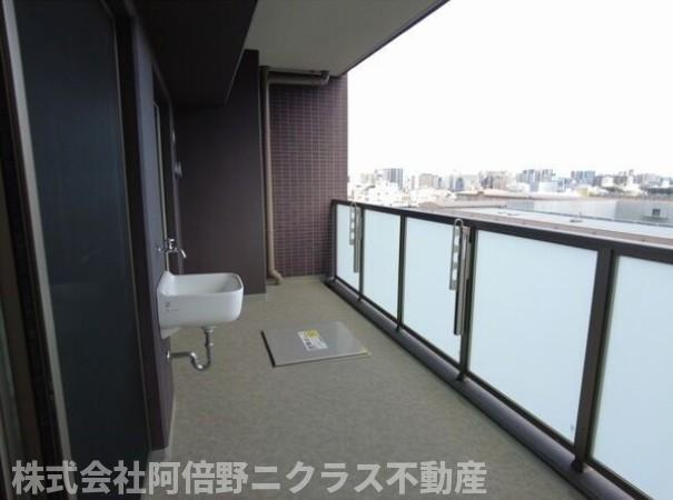 サンクレイドル天王寺のバルコニー|内装は別部屋の参考写真です。