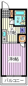 ドミトリー中浦和の間取り