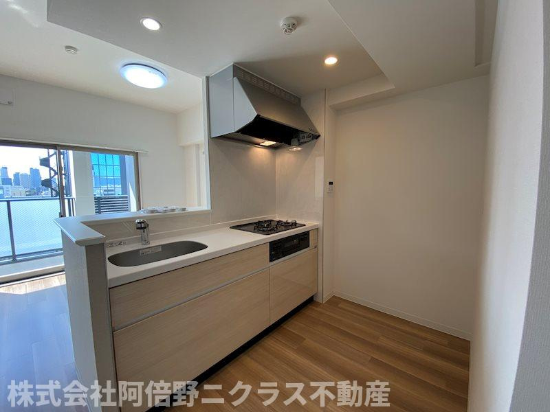 セファ上本町のキッチン|内装は別部屋の参考写真です。