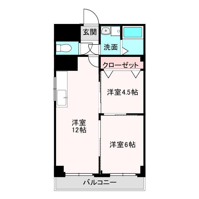 ファミリーコーポ阿倍野の間取り