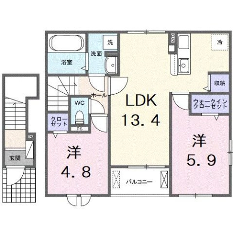 ヒカルサ所沢の間取り