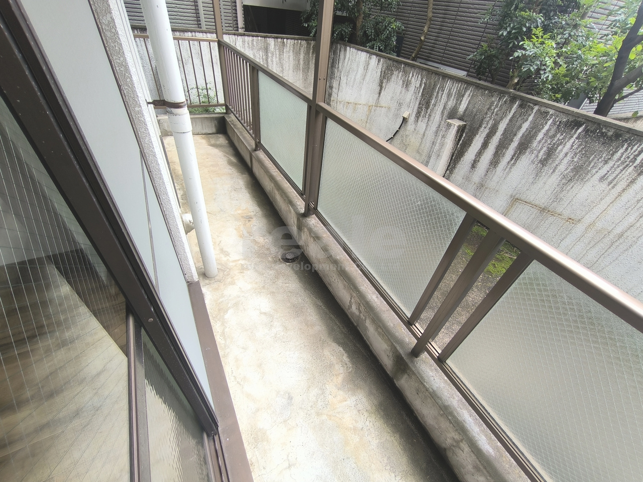 杉並区上荻４丁目の賃貸マンションのバルコニー