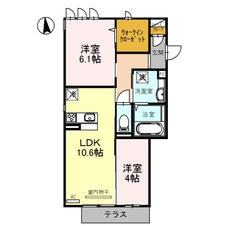 サニーコートの間取り