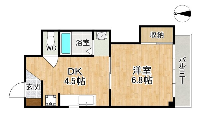 幸陽ハイツの間取り