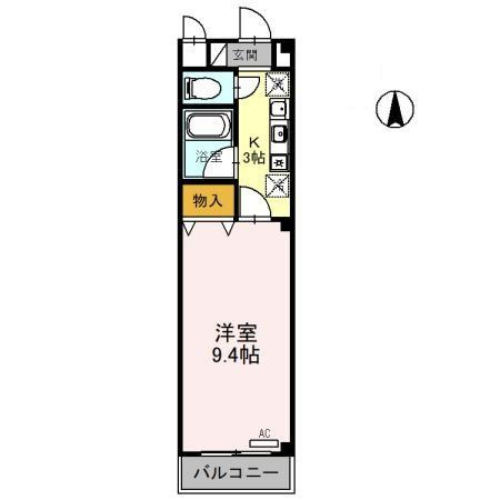 モンターニュロンド　Ⅰの間取り