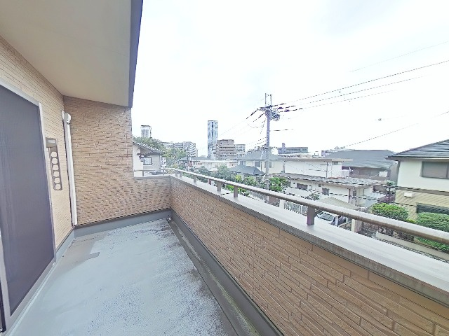 新千里西町テラスハウスのバルコニー