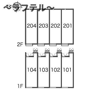 レオネクスト所沢の区画図