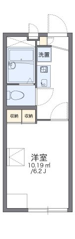 レオパレスグリューナーの間取り
