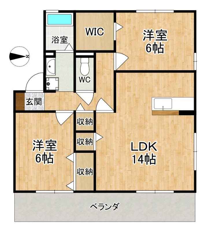 リッツハウスの間取り