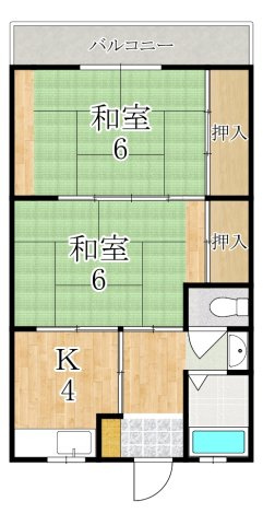 植田マンションの間取り