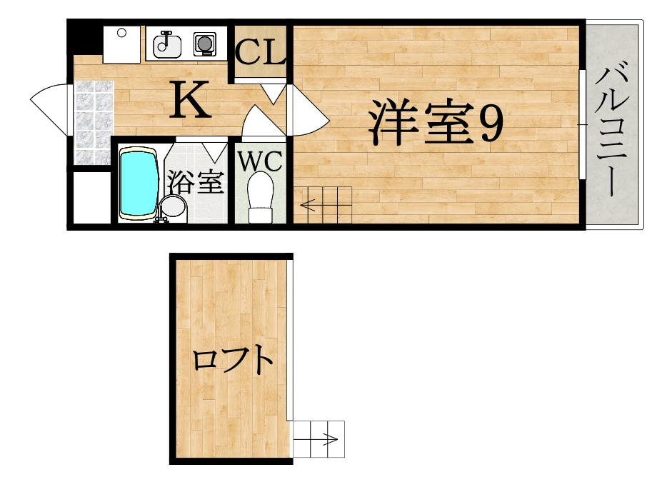 プラザビルの間取り