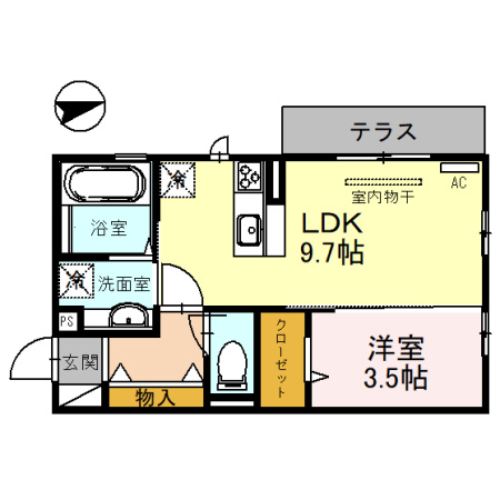 ラムココ真田山の間取り