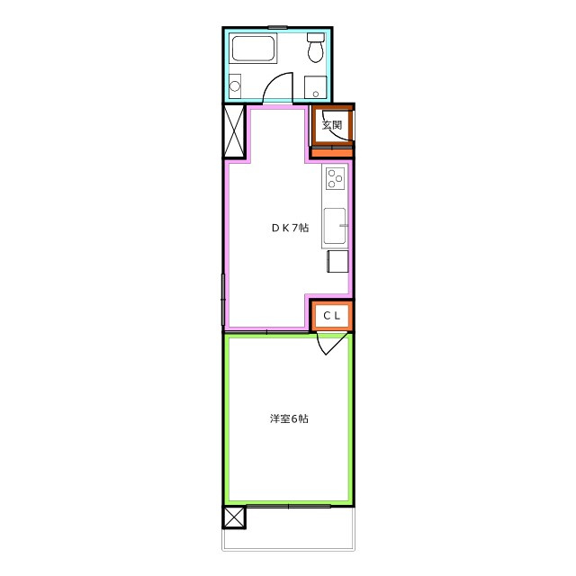 武蔵野市吉祥寺本町４丁目の賃貸マンションの間取り