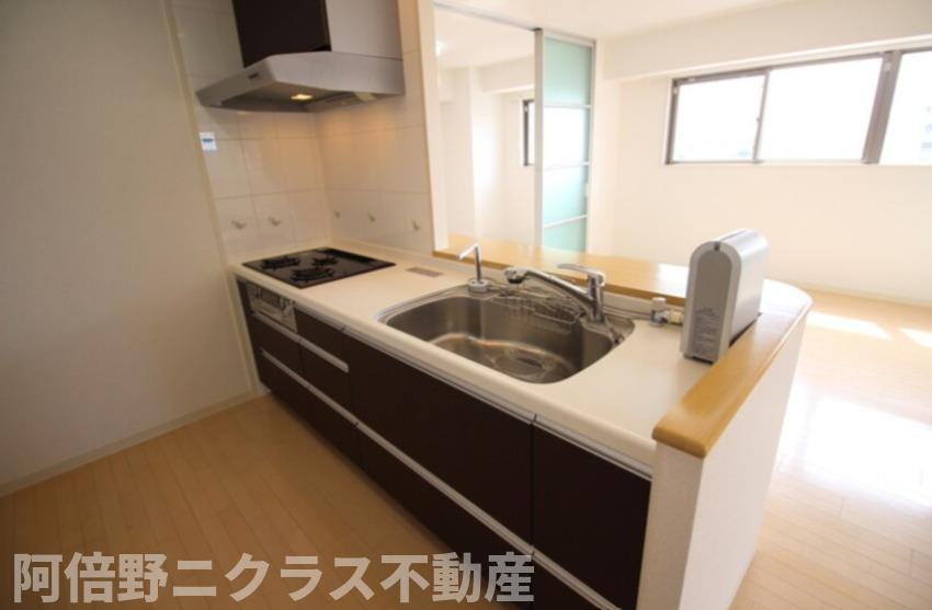 セレッソコート上本町EAST のキッチン|内装は別のお部屋の参考写真です。