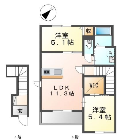 ガーデンの間取り