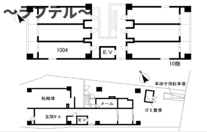 N-stage　西所沢駅前の区画図